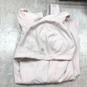 LULULEMON baby pink pull over